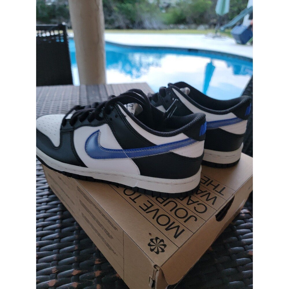 Nike Dunk Low Next Nature TPU Swoosh Black Hyper Royal